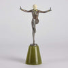 Lorenzl Armsa Out Art Deco Bronze