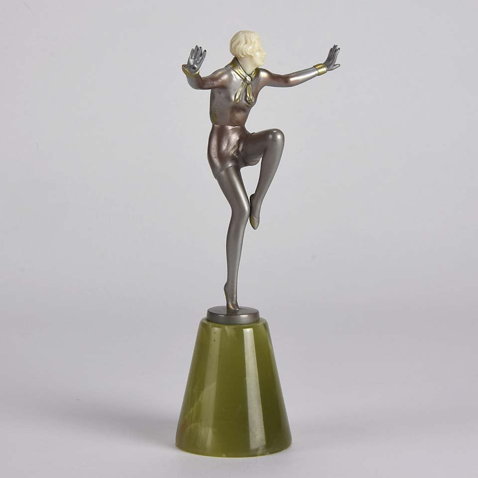 Lorenzl Armsa Out Art Deco Bronze