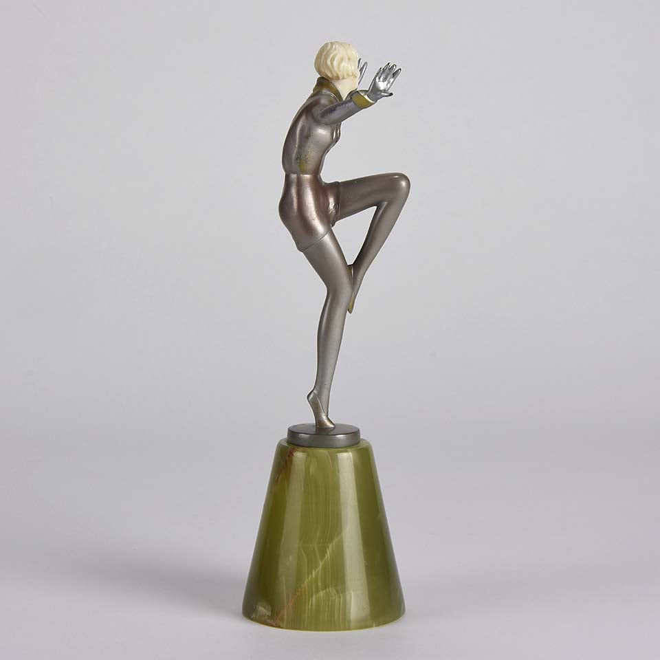 Lorenzl Armsa Out Art Deco Bronze