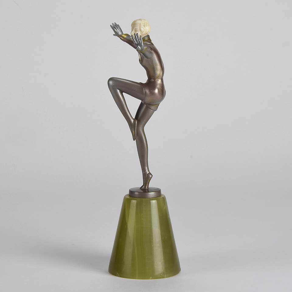 Lorenzl Armsa Out Art Deco Bronze