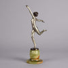 Art Deco Bronze By Josef Lorenzl Running Girl 