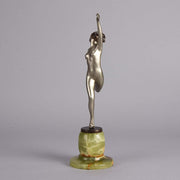 Art Deco Bronze By Josef Lorenzl Running Girl 