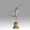 Art Deco Bronze By Josef Lorenzl Running Girl 
