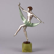 Lorenzl Scarf Dancer Art Deco Bronze