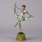 Lorenzl Scarf Dancer Art Deco Bronze