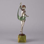Lorenzl Scarf Dancer Art Deco Bronze
