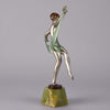 Lorenzl Scarf Dancer Art Deco Bronze