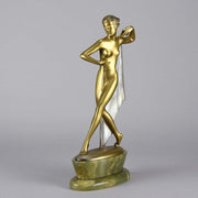 Lorenzl The Shawl Art Deco Bronze 