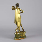 Lorenzl The Shawl Art Deco Bronze 