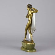 Lorenzl The Shawl Art Deco Bronze 