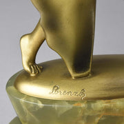 Lorenzl The Shawl Art Deco Bronze 