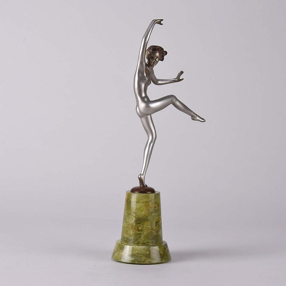 Lorenzl Bronze Cleo - Josef Lorenzl Art Deco Bronze - Hickmet Fine Arts