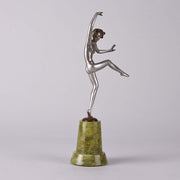 Lorenzl Bronze Cleo - Josef Lorenzl Art Deco Bronze - Hickmet Fine Arts