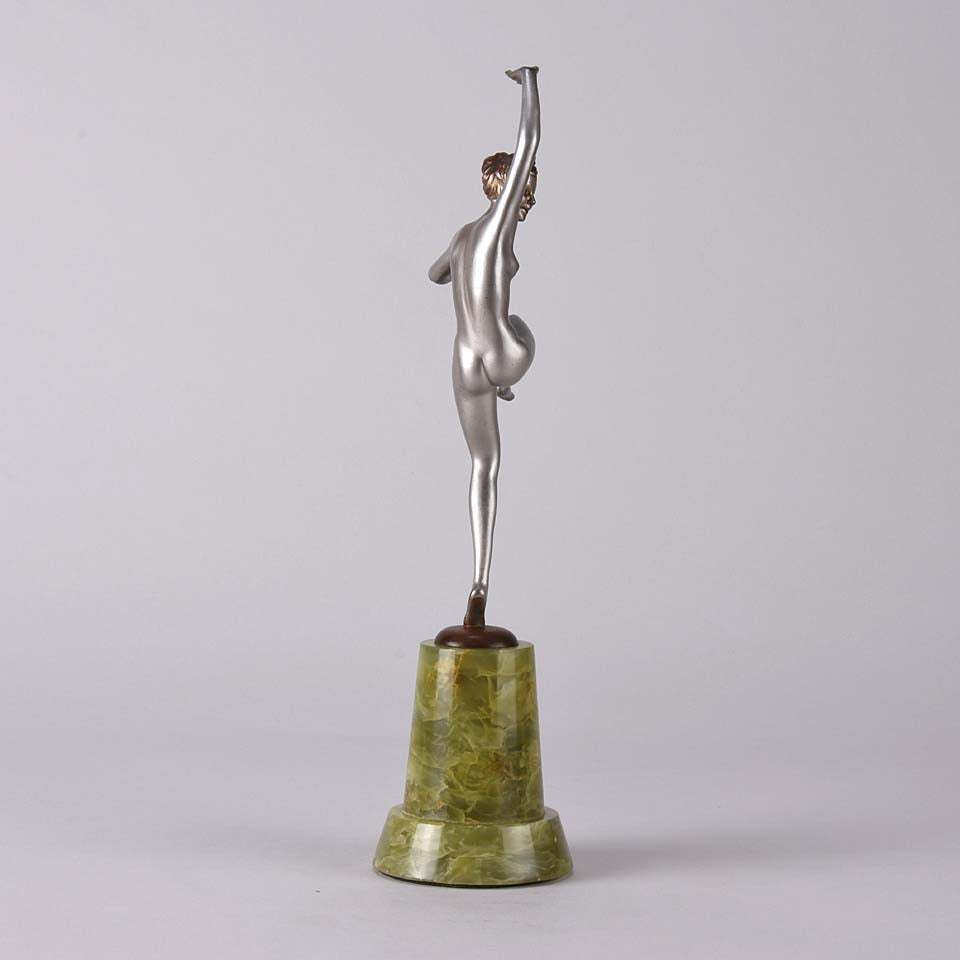 Lorenzl Bronze Cleo - Josef Lorenzl Art Deco Bronze - Hickmet Fine Arts