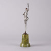 Lorenzl Bronze Cleo - Josef Lorenzl Art Deco Bronze - Hickmet Fine Arts