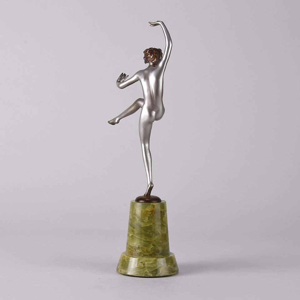 Lorenzl Bronze Cleo - Josef Lorenzl Art Deco Bronze - Hickmet Fine Arts