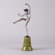 Lorenzl Bronze Cleo - Josef Lorenzl Art Deco Bronze - Hickmet Fine Arts