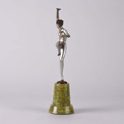 Lorenzl Bronze Cleo - Josef Lorenzl Art Deco Bronze - Hickmet Fine Arts