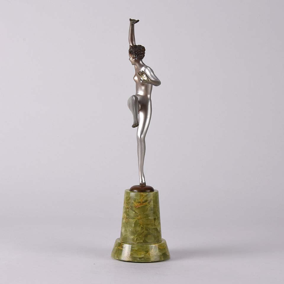 Lorenzl Bronze Cleo - Josef Lorenzl Art Deco Bronze - Hickmet Fine Arts