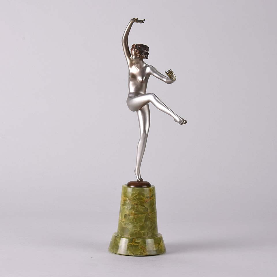 Lorenzl Bronze Cleo - Josef Lorenzl Art Deco Bronze - Hickmet Fine Arts