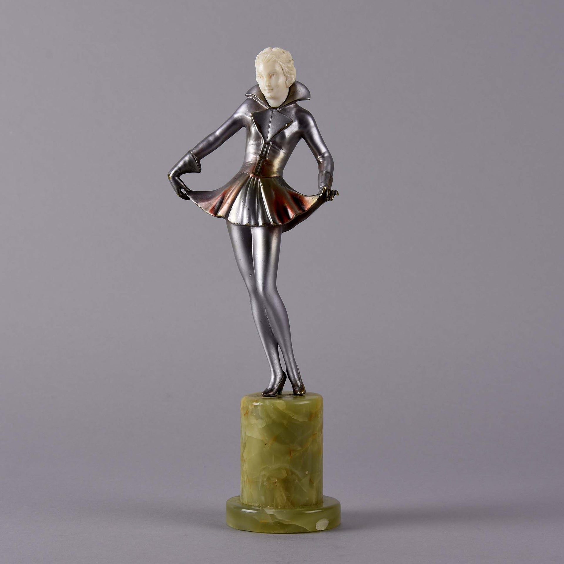 Curtsy lorenzl bronze and ivory