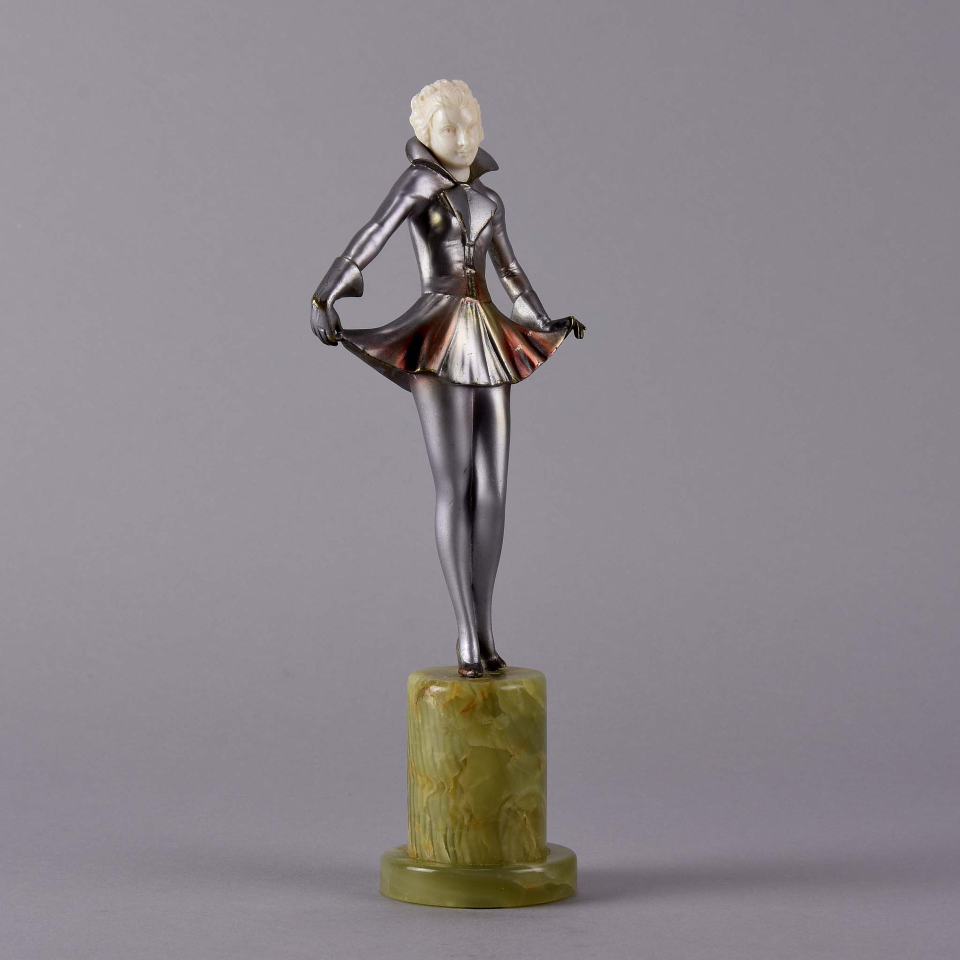 Curtsy lorenzl bronze and ivory