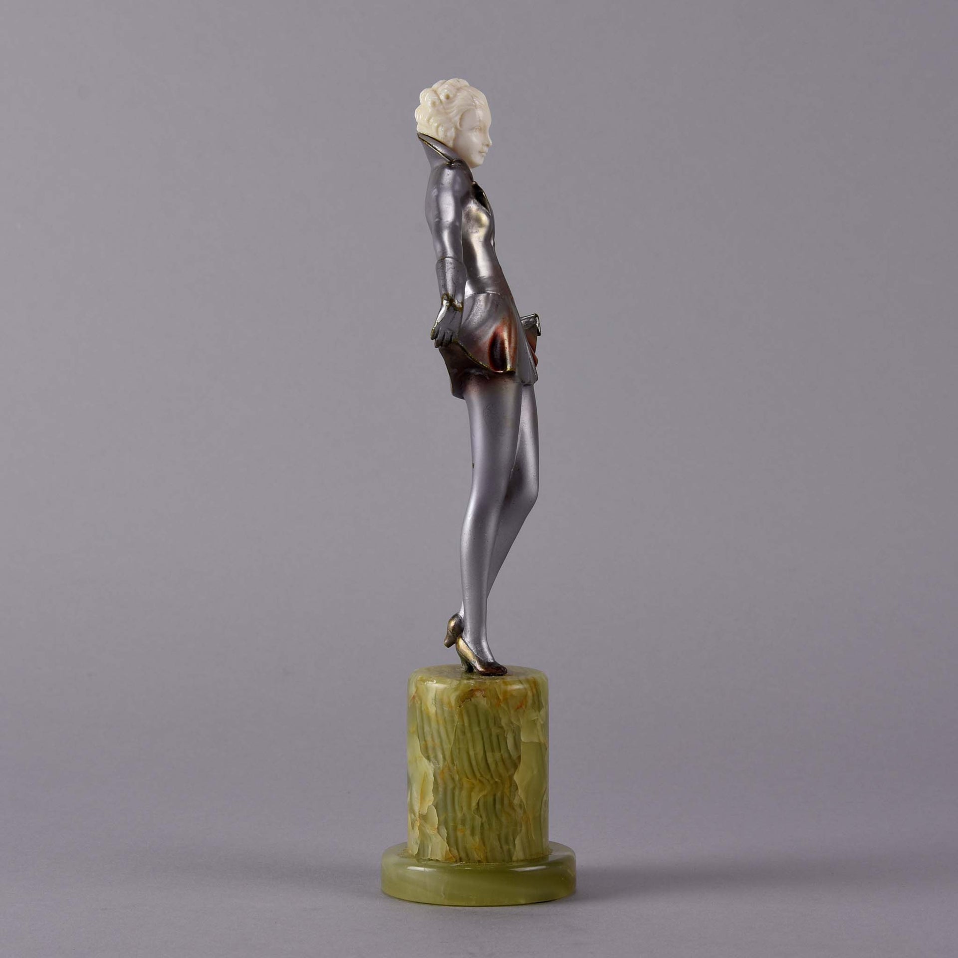 Curtsy lorenzl bronze and ivory