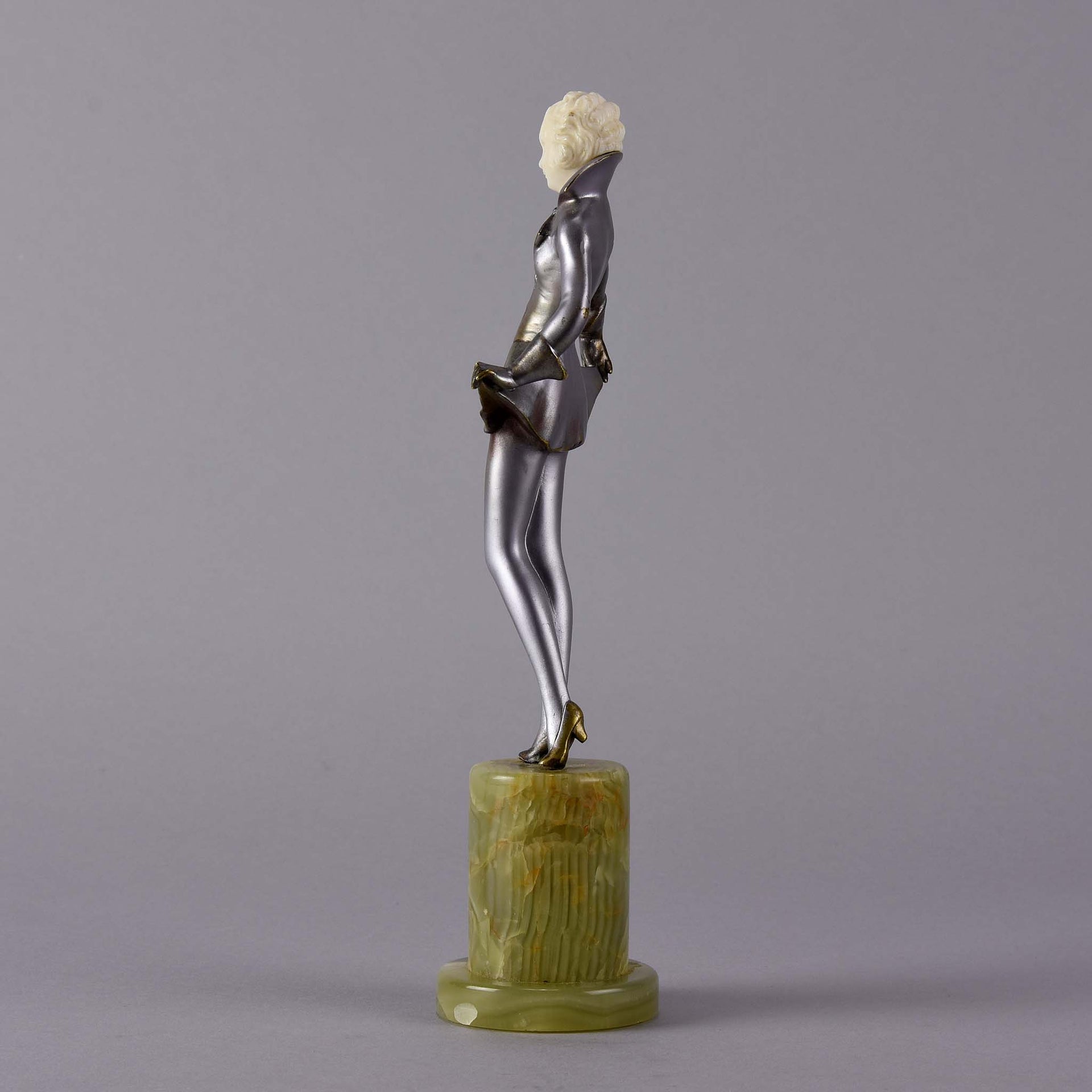 Curtsy lorenzl bronze and ivory