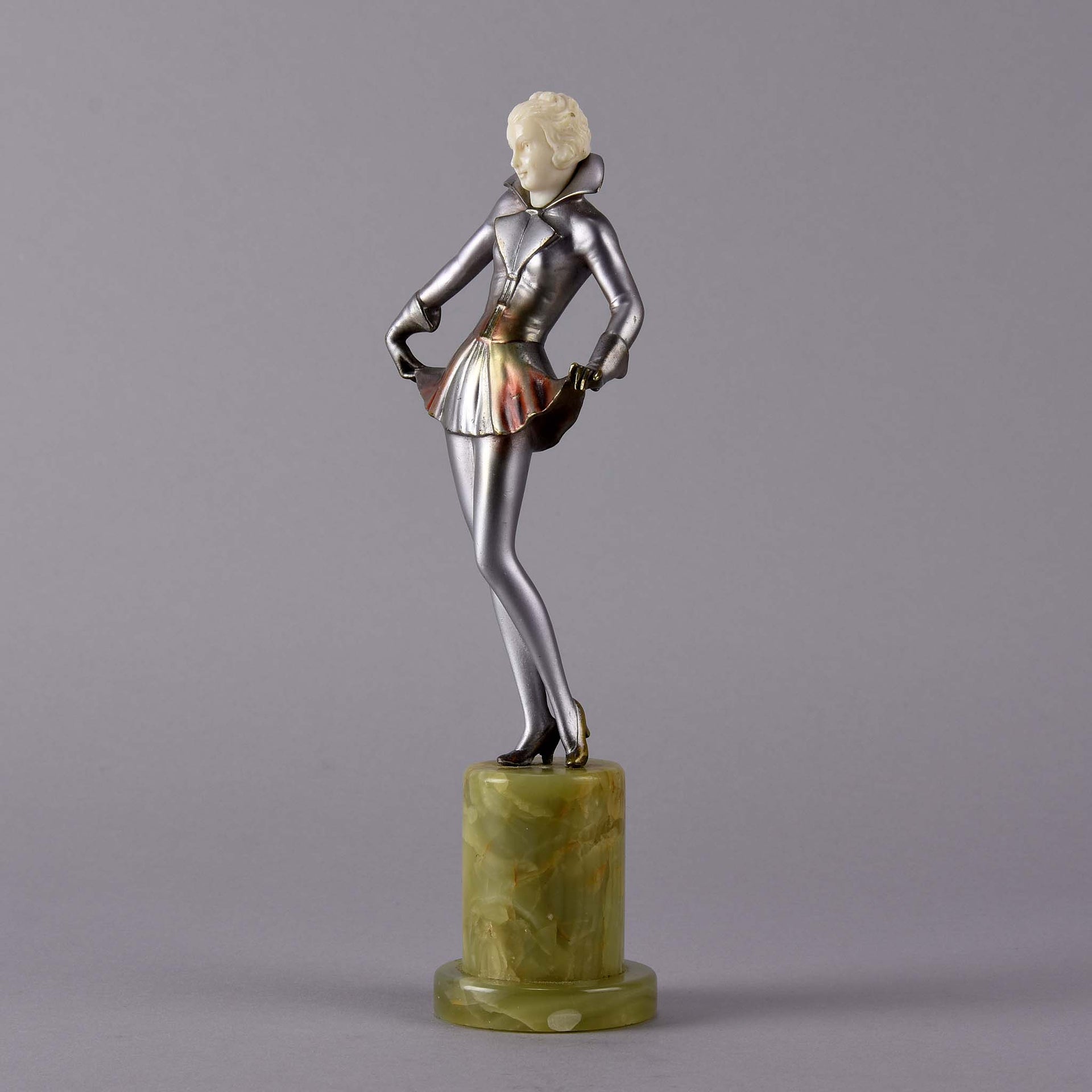 Curtsy lorenzl bronze and ivory