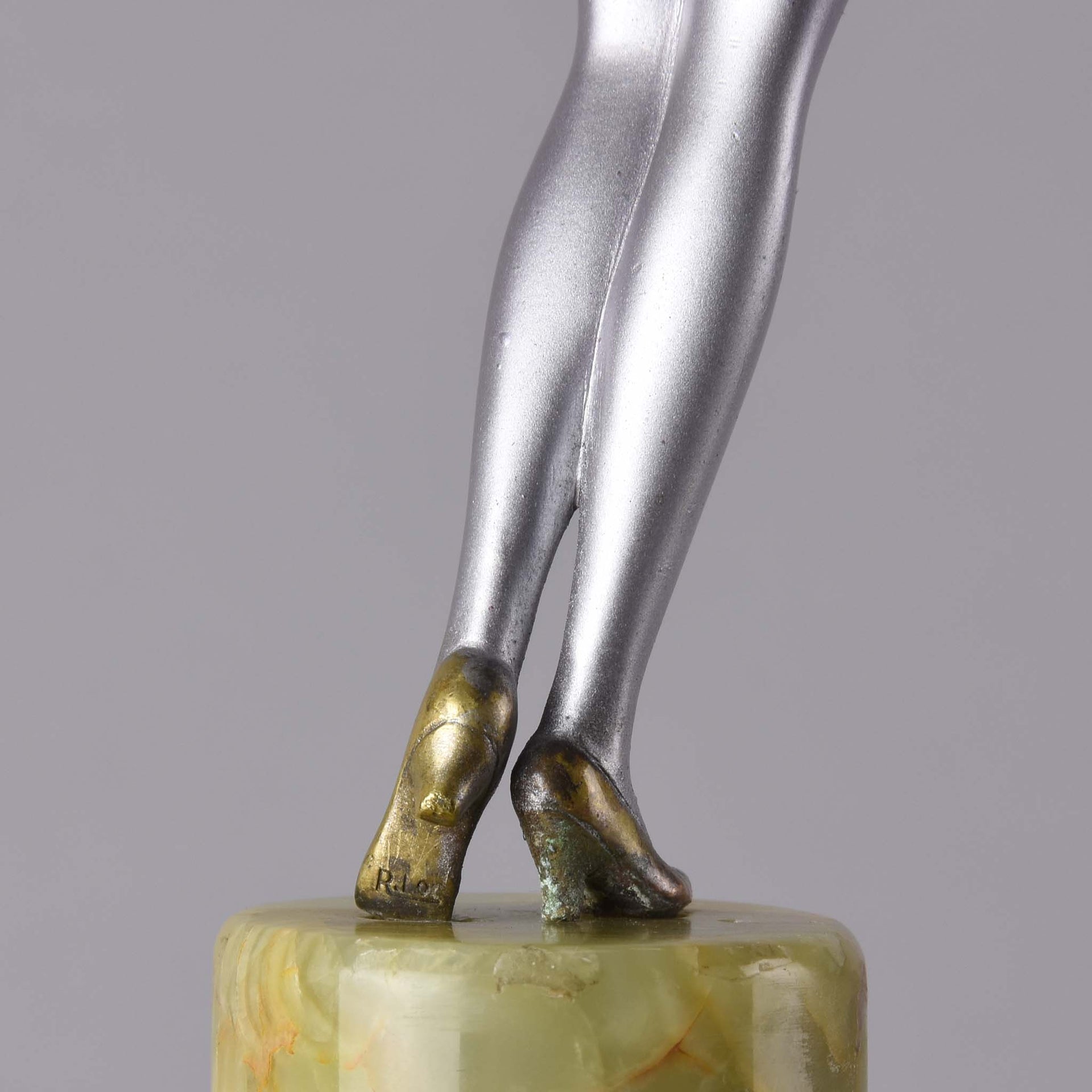 Curtsy lorenzl bronze and ivory