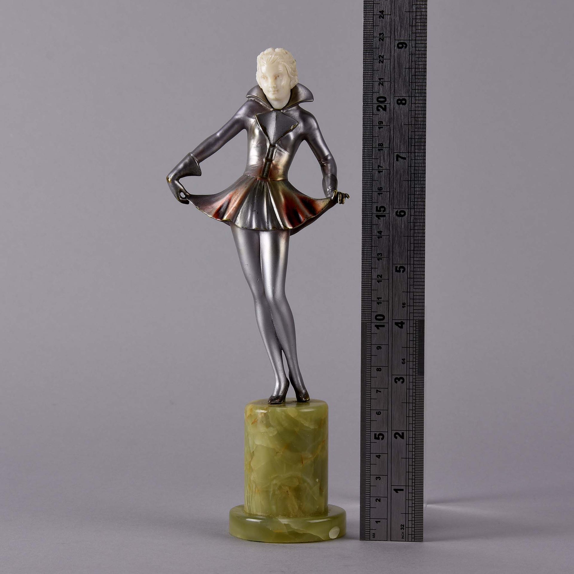 Curtsy lorenzl bronze and ivory