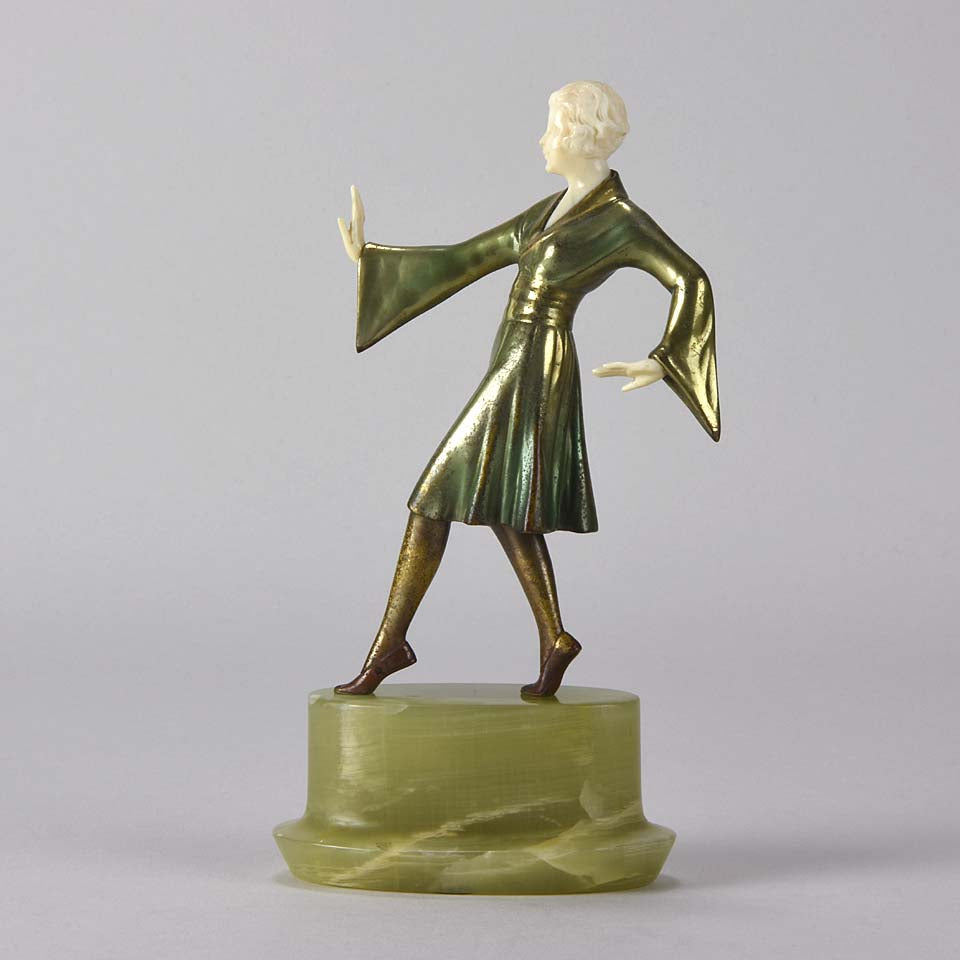 Art Deco Josef Lornezl Dancer Figure
