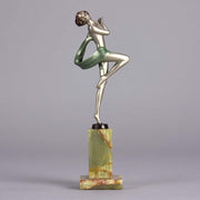 Josef Lorenzl Dancer - Art Deco Bronze Figure - Hickmet Fine Arts
