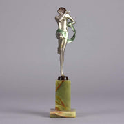 Josef Lorenzl Dancer - Art Deco Bronze Figure - Hickmet Fine Arts