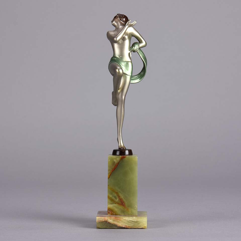 Josef Lorenzl Dancer - Art Deco Bronze Figure - Hickmet Fine Arts