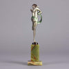 Josef Lorenzl Dancer - Art Deco Bronze Figure - Hickmet Fine Arts