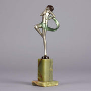 Josef Lorenzl Dancer - Art Deco Bronze Figure - Hickmet Fine Arts
