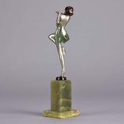 Josef Lorenzl Dancer - Art Deco Bronze Figure - Hickmet Fine Arts