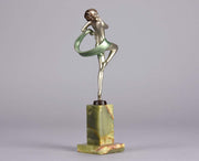 Josef Lorenzl Dancer - Art Deco Bronze Figure - Hickmet Fine Arts