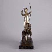 Lorenzl Diana The Huntress - Art Deco Bronze - Hickmet Fine Arts 