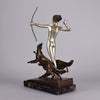 Lorenzl Diana The Huntress - Art Deco Bronze - Hickmet Fine Arts 