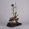 Lorenzl Diana The Huntress - Art Deco Bronze - Hickmet Fine Arts 