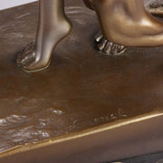 Lorenzl Diana The Huntress - Art Deco Bronze - Hickmet Fine Arts 