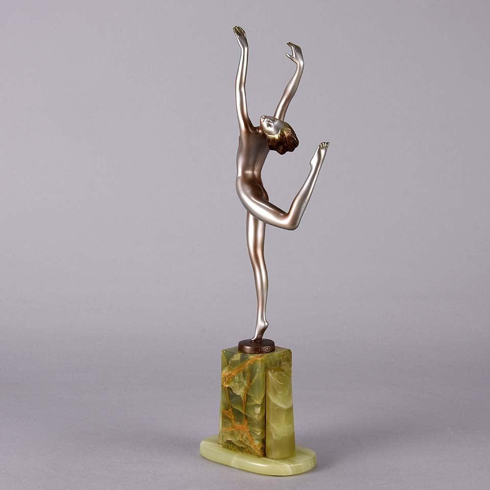 Lorenzl Elegant Dancer - Art Deco Bronze - Hickmet Fine Arts