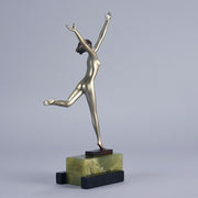 Lorenzl Bronze -  Freedom - Josef Lorenzl Art Deco Bronze - Hickmet Fine Arts