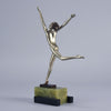 Lorenzl Bronze -  Freedom - Josef Lorenzl Art Deco Bronze - Hickmet Fine Arts