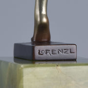 Lorenzl Bronze -  Freedom - Josef Lorenzl Art Deco Bronze - Hickmet Fine Arts