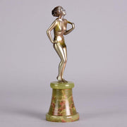 Art Deco Bronze Lorenzl Figure Hannah 