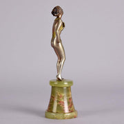 Art Deco Bronze Lorenzl Figure Hannah 