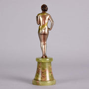Art Deco Bronze Lorenzl Figure Hannah 